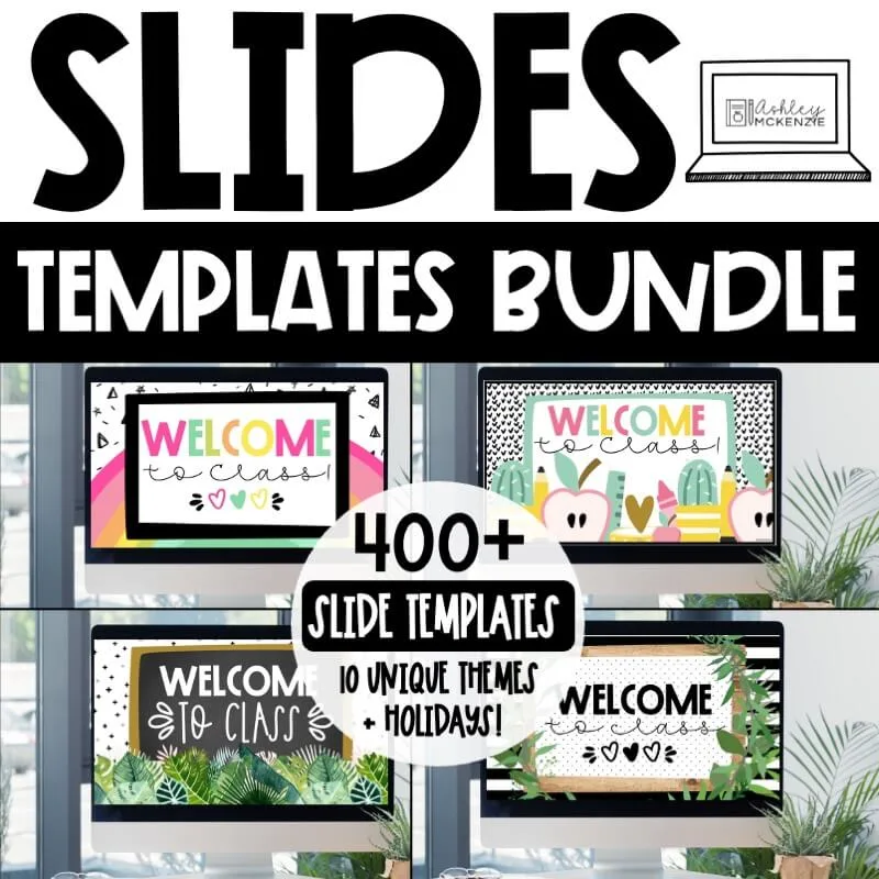 A bundle of daily Google Slides Templates for the classroom