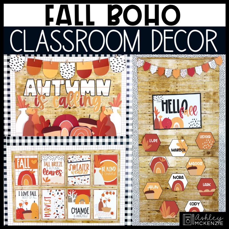 Modern Fall Classroom Decor Ideas