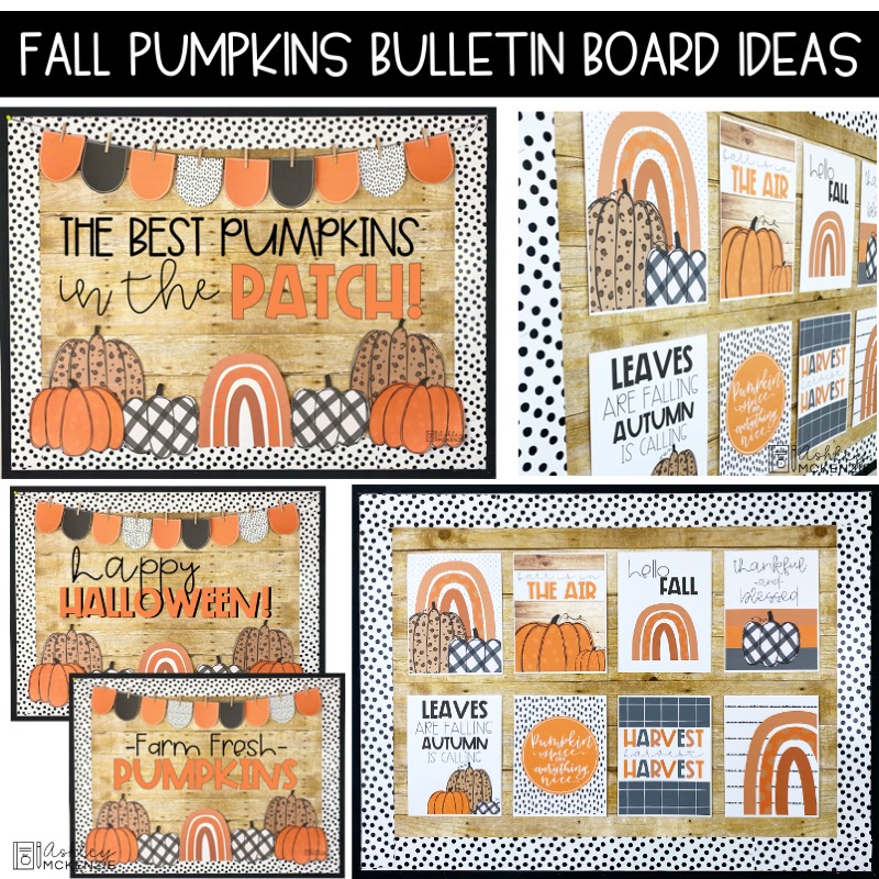 Modern Fall Bulletin Board Ideas