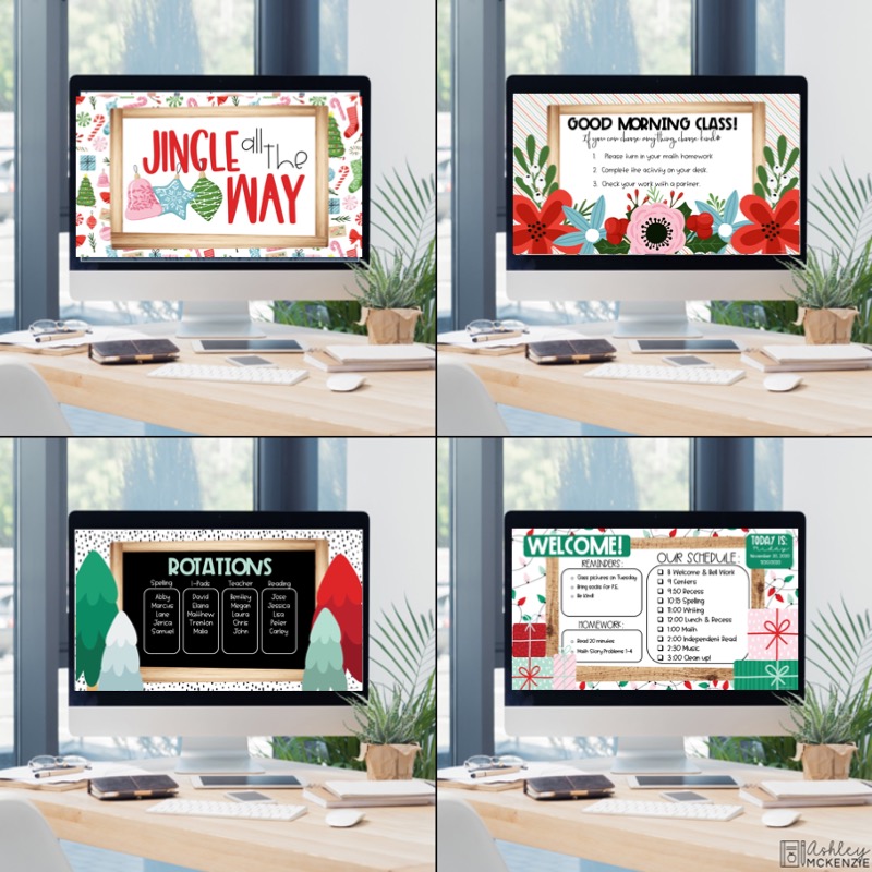 Christmas Google Slides Templates for your Classroom