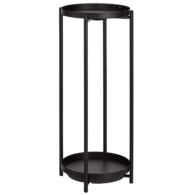 Simple black plant stand perfect for classrooms.