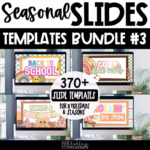 Seasonal Google Slides Templates Bundle #3 | compatible with PowerPoint and Google Slides ™