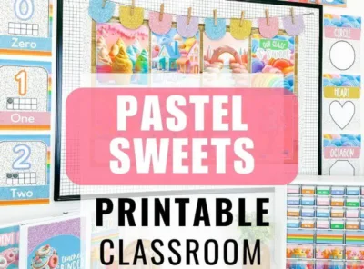 Pastel Sweets Classroom Decor