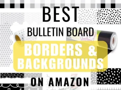 My Favorite Bulletin Board Background Paper and Borders on Amazon