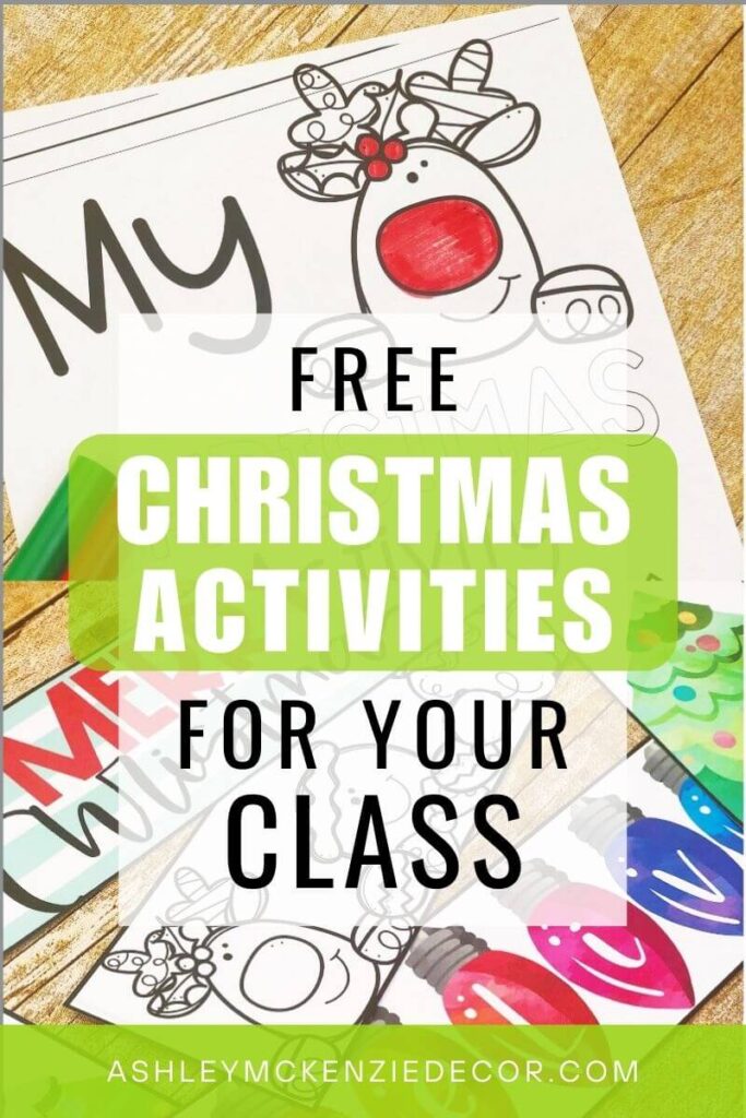 Free Christmas activities for your classroom