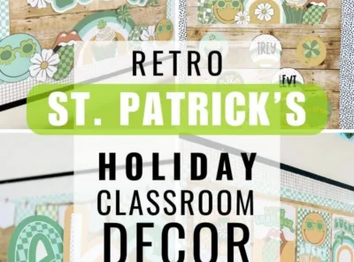 Retro St. Patrick's Day Classroom Decor