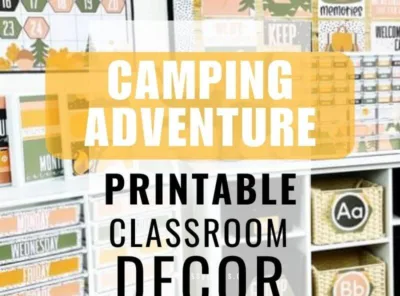 Camping Adventure Classroom Decor
