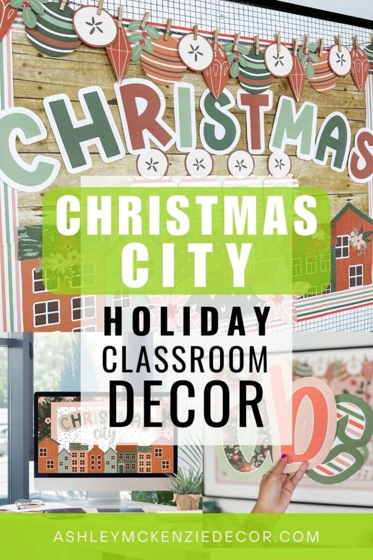 Christmas City Holiday Classroom Decor