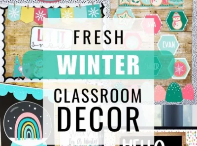 Colorful Winter Classroom Decorations for a Warm, Bright Look