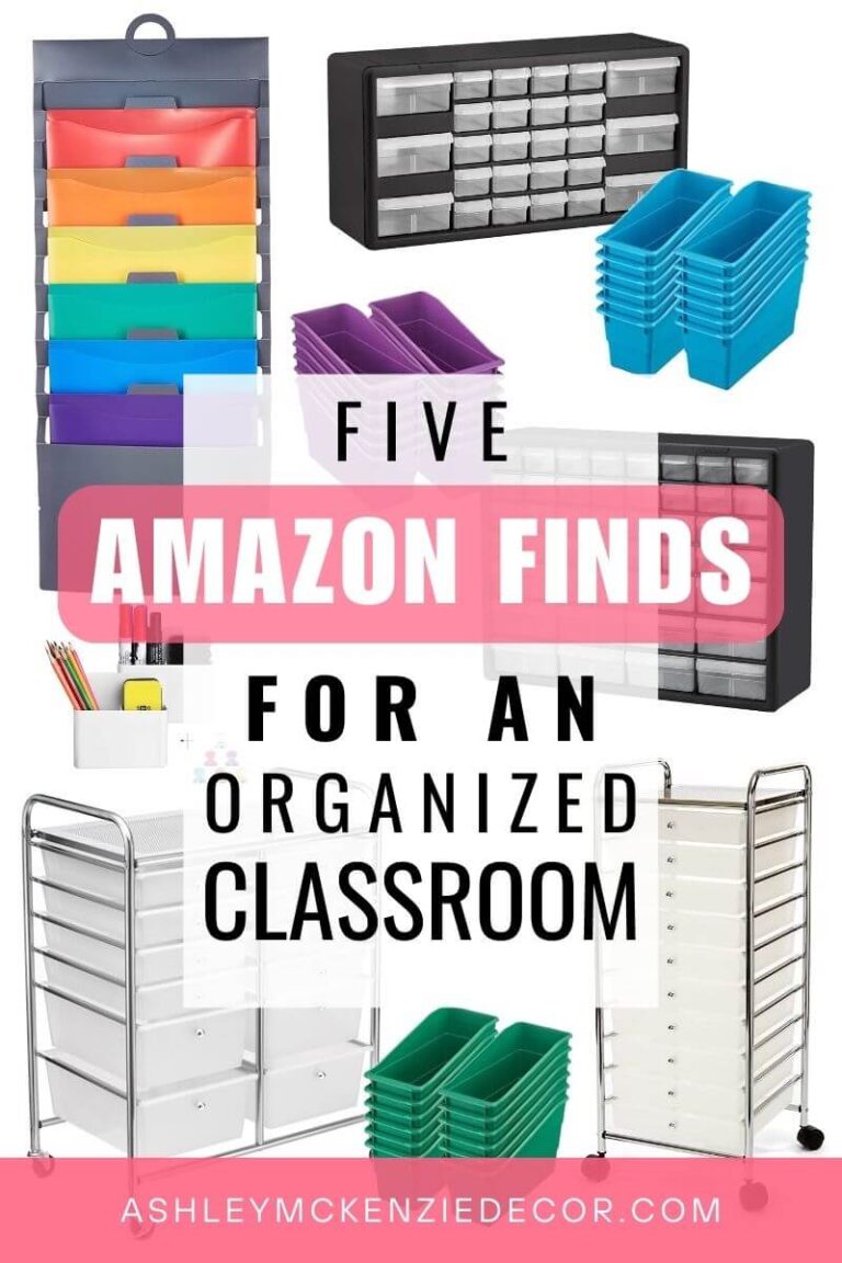 5 Amazon Finds for an Organized Classroom