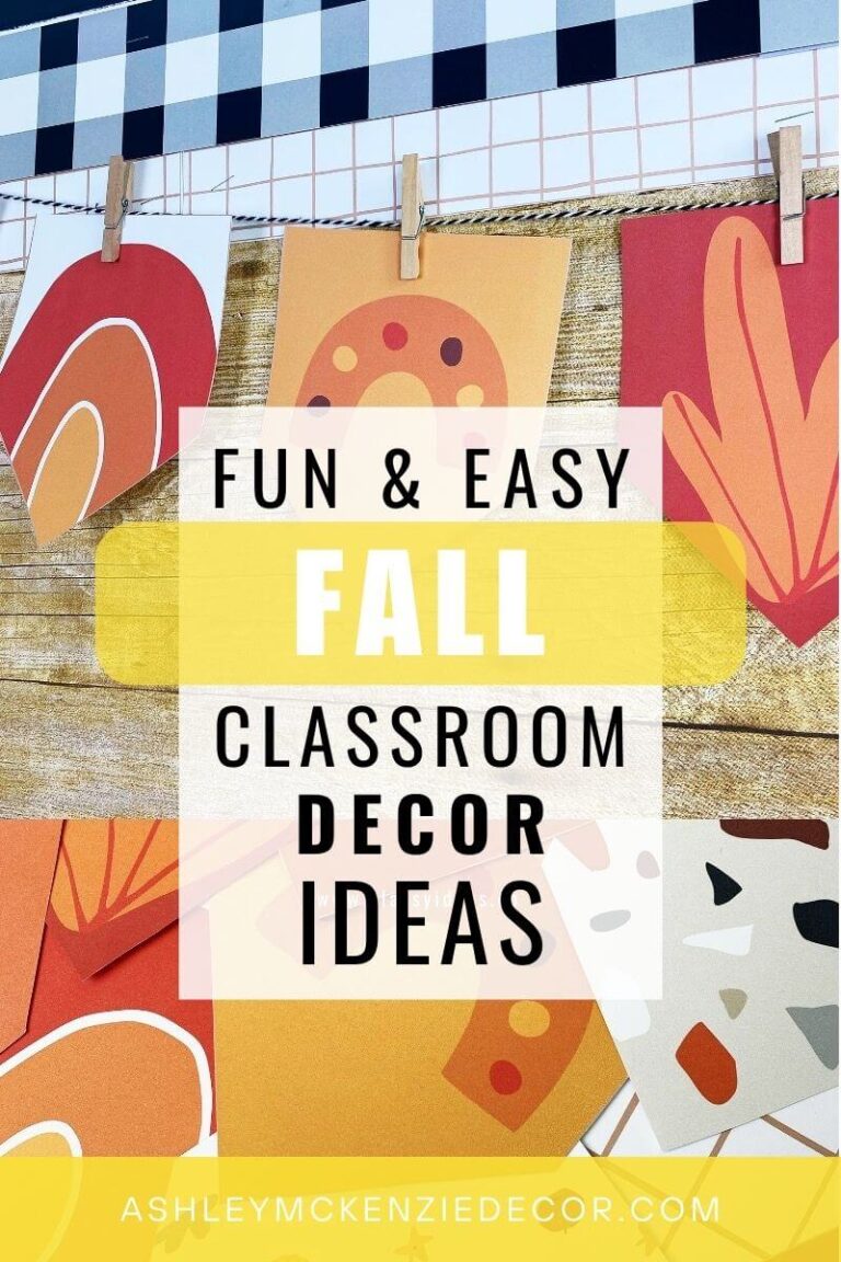Fun and Easy Fall Classroom Decor Ideas