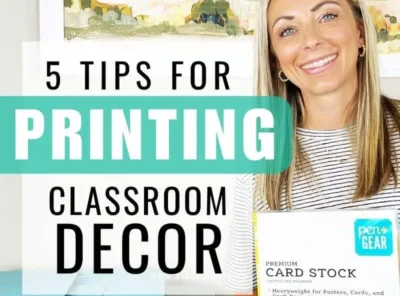 5 Tips on Printing Classroom Decor