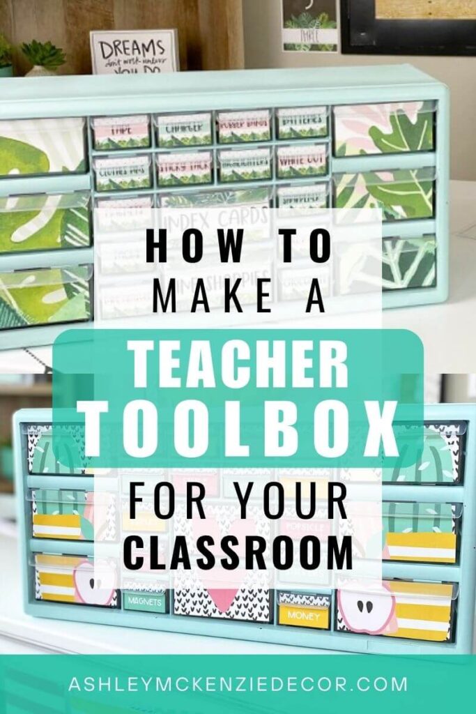 How to make a teacher toolbox step by step tutorial!