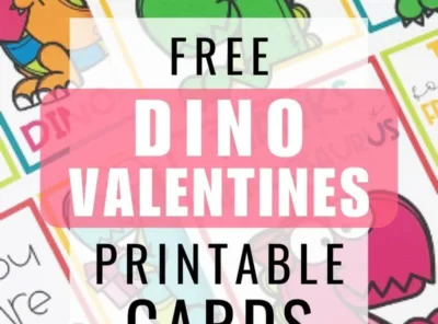 Free Dinosaur Valentine Cards