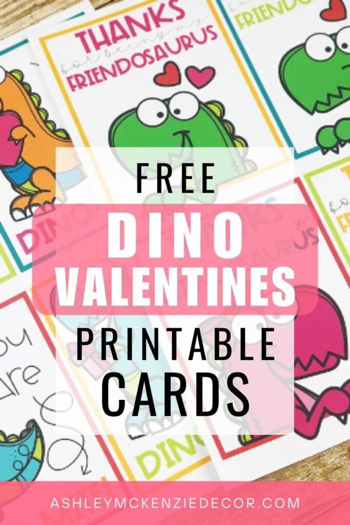 Free Dinosaur Valentine's Day Cards
