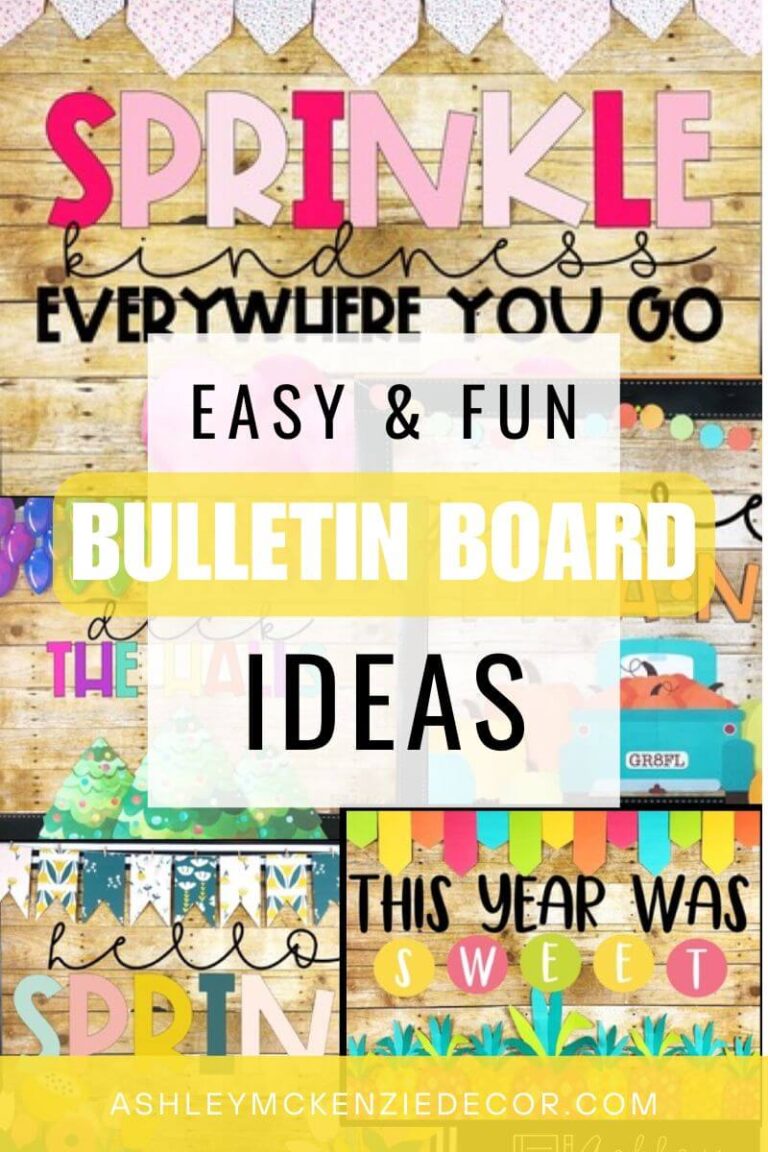 Easy & Fun Bulletin Board Ideas