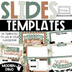 Modern Dinosaur Google Slides and PowerPoint Templates