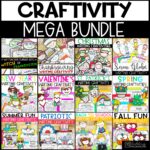 Seasonal Writing Craft Bundle - Creative Writing Craftivity Bundle