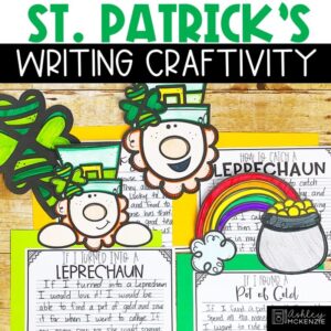 St. Patrick's Day writing activity for elementary classrooms