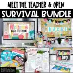 Back to School Open House | Meet the Teacher Night Survival Bundle