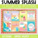 Summer Splash Classroom Decor | End of Year Classroom Posters - Editable!