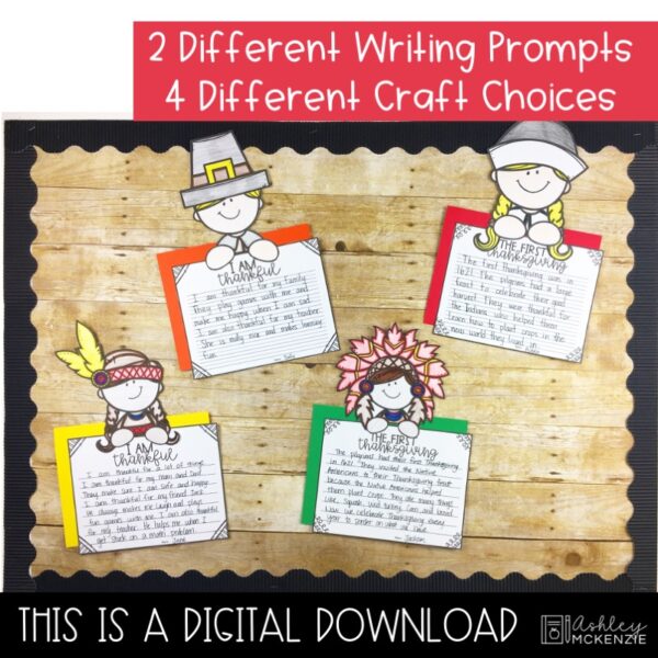 Thanksgiving Writing Craftivity Covers Thanksgiving Writing Craftivity Covers