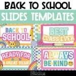 Back to School Slides Templates | BTS Smiles Theme | Classroom Google Slides and PowerPoint Templates