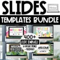 Google Slides Templates are shown in a variety of themes