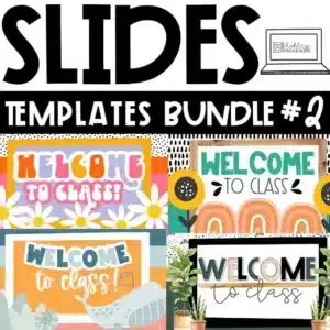 Multiple Google Slides Templates used in classrooms