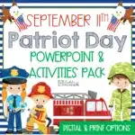September 11th PowerPoint Lesson and Activities Pack | September 11 Patriot Day
