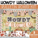 Western Halloween Bulletin Board Kit | Howdy Halloween Theme