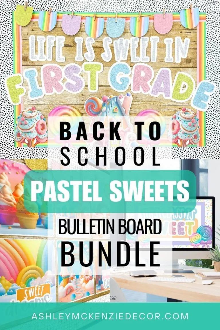 Sweet Pastel Back to School Classroom Decor