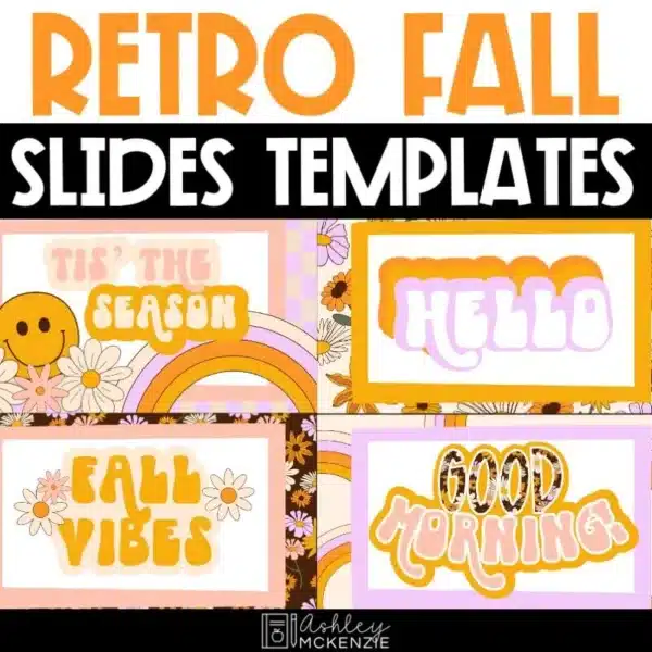 Retro Fall Google Slides Templates | Seasonal PowerPoint Templates