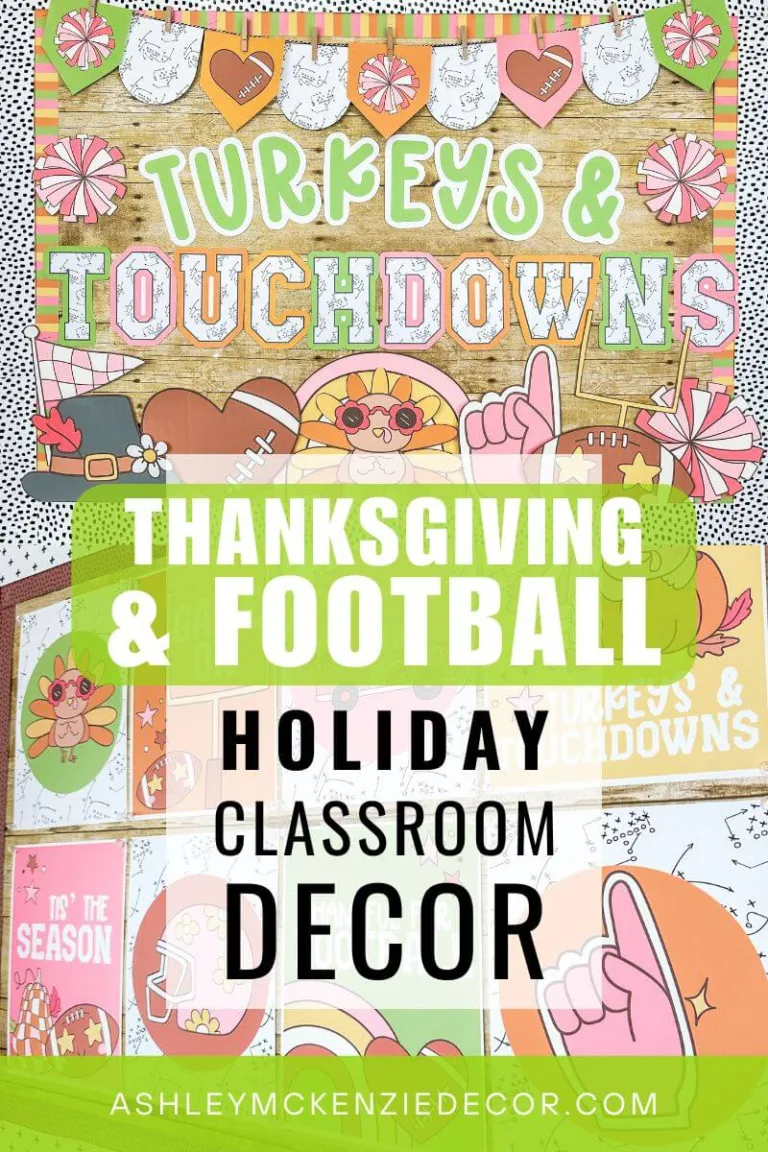 5 Ways to Kickoff Thanksgiving with a Football Bulletin Board Theme