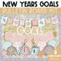 New Year bulletin board kit for New Year Goals