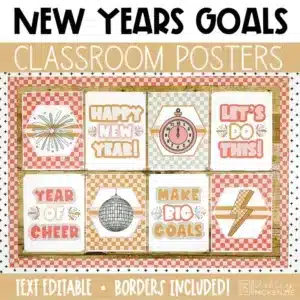 New Year Posters to inspire new year goals