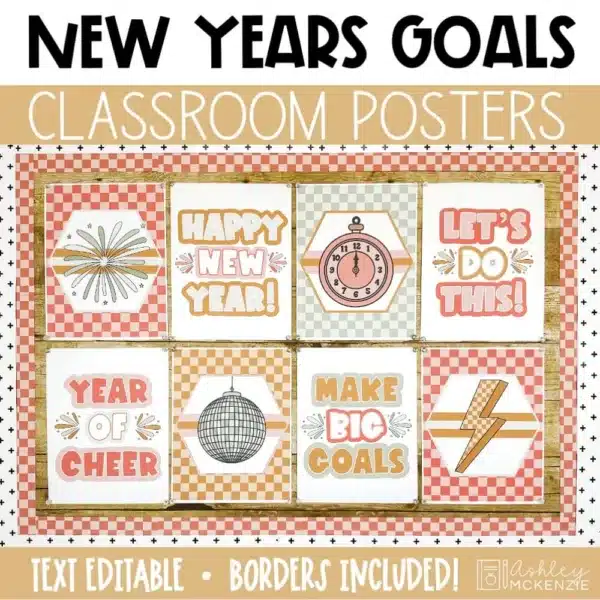 New Year Posters to inspire new year goals