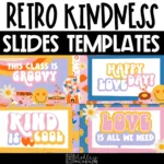 February Morning Slides | Retro Valentines Daily Slides Templates | compatible with PowerPoint and Google Slides ™