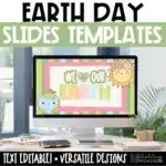 Earth Day Slide Templates, April Morning Slides, Daily Slides, for Google Slides and PowerPoint
