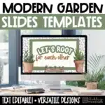 Modern Garden Slide Templates, Morning Slides, Daily Slides, for Google Slides and PowerPoint
