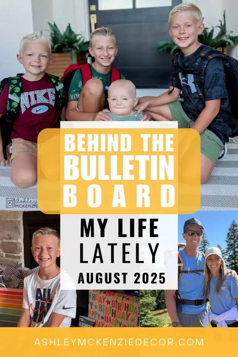 Behind the bulletin board, life update August 2025