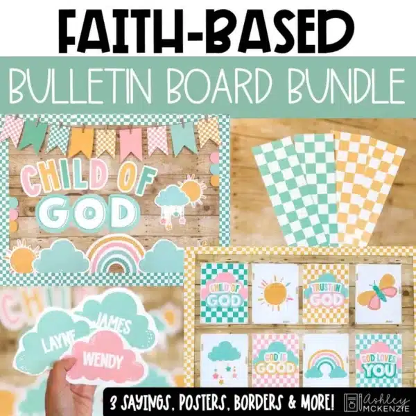 Child of God church bulletin board bundle