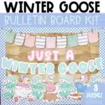 Winter Bulletin Board Kit Winter Goose January Door Decor Ideas