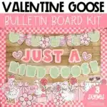 Valentine's Day Bulletin Board Kit Valentine Goose February Door Decor Ideas
