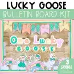 St. Patrick’s Day Bulletin Board | Lucky Goose March Door Decor