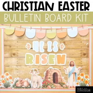 Christian Easter bulletin board kit
