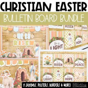 Christian Easter bulletin board bundle