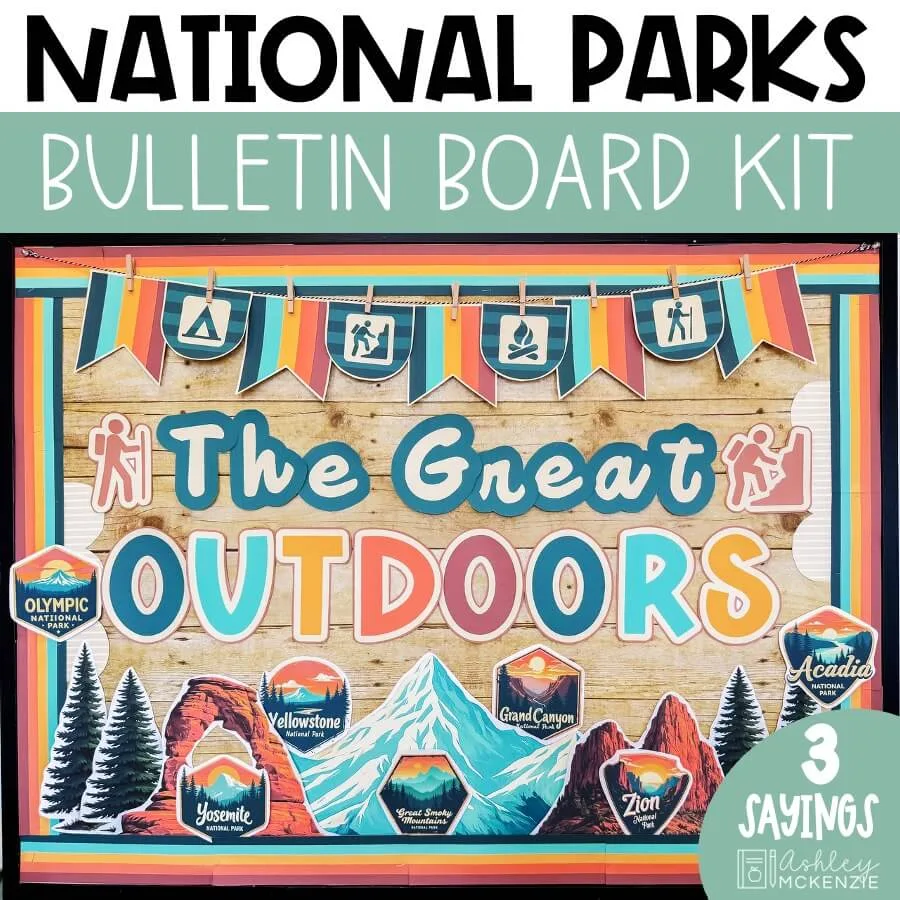 National Parks bulletin board