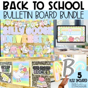 Silly Goose Back to School Bulletin Board Bundle