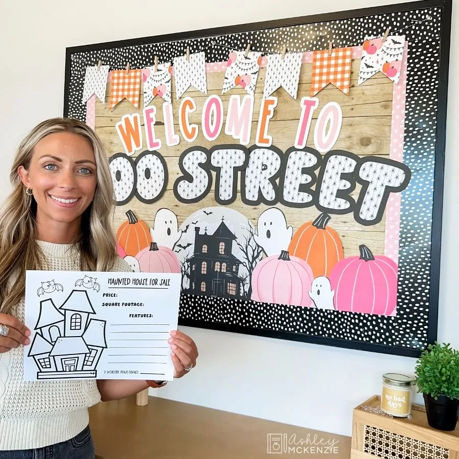 Halloween haunted house for sale persuasive writing activity